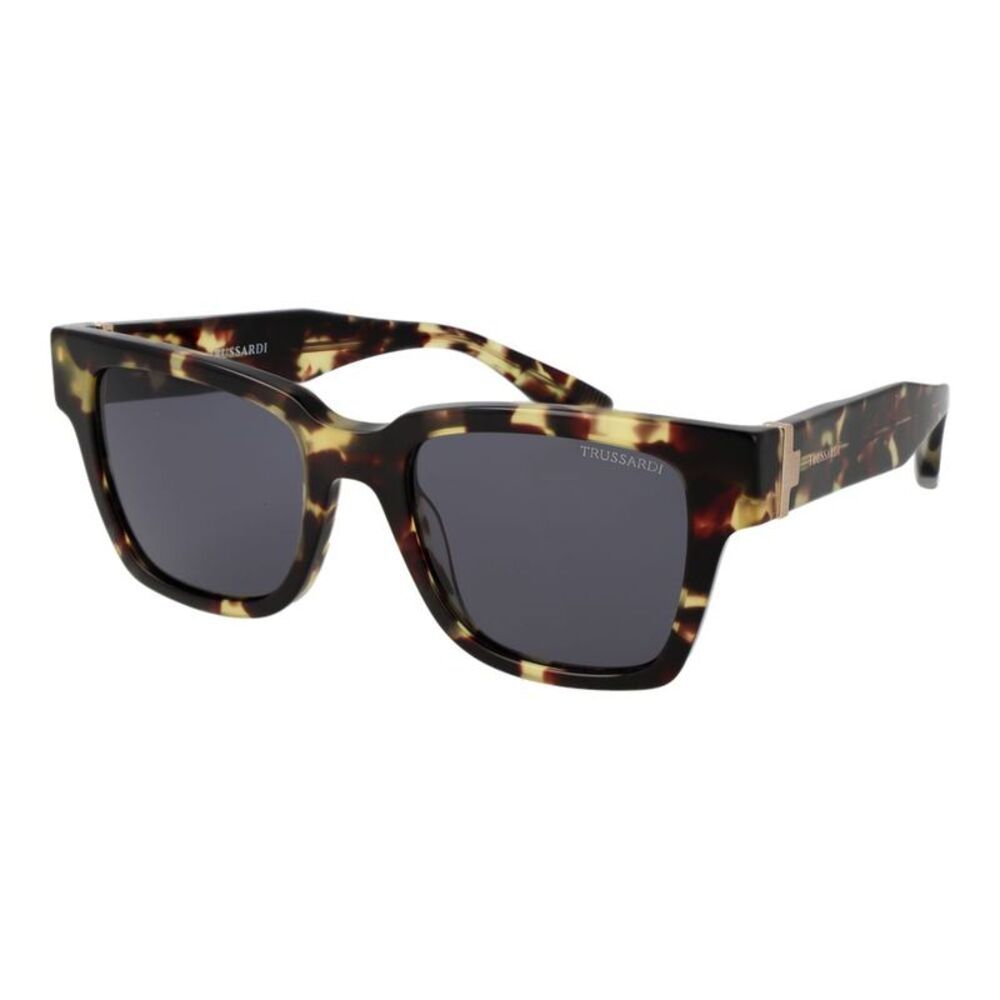 Trussardi Brown Acetate Men's Sunglasses